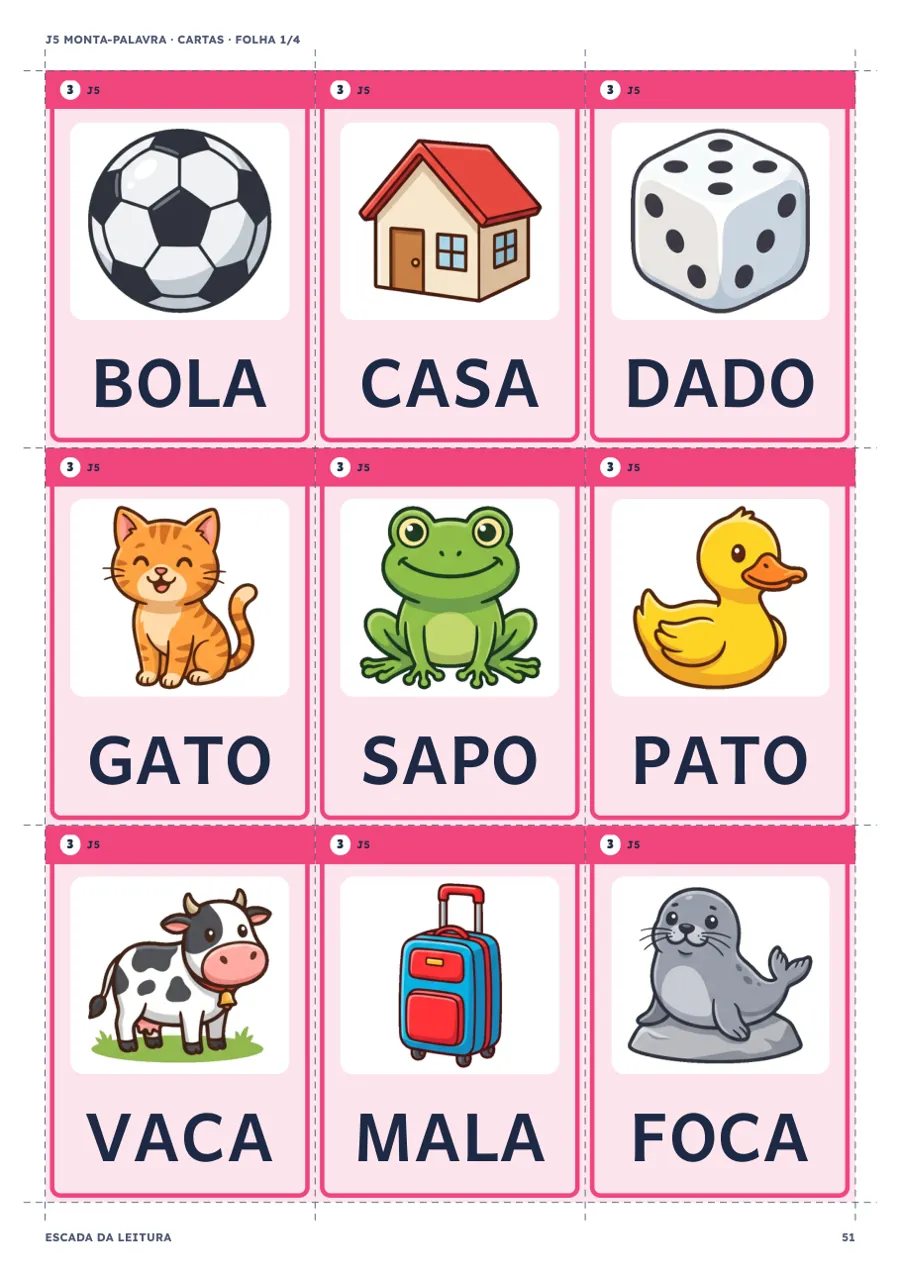 Folha do jogo 5: Monta-Palavra